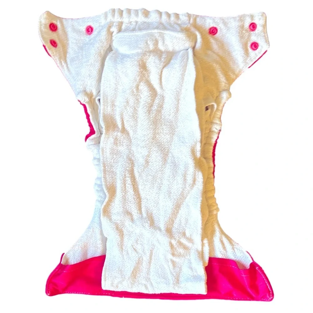 Moraki Bright Pink Cloth Diaper ⭐️